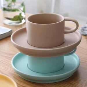 Tasas de cerámica esmaltada personalizables